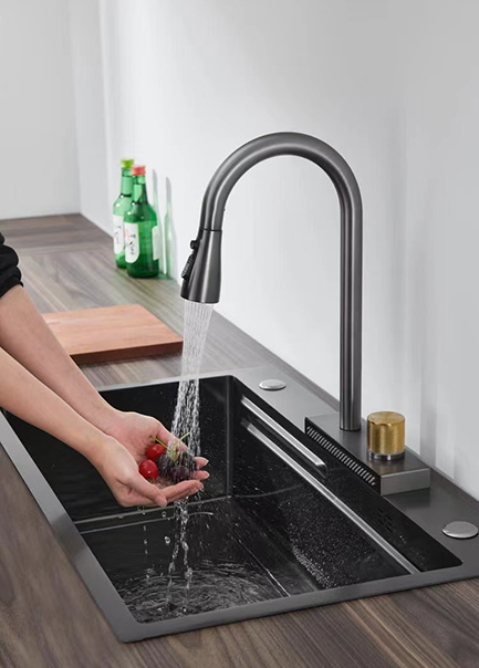 Raindance waterfall sink faucet